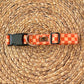Orange Check Collar