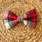 Flannel Plaid Bow Tie
