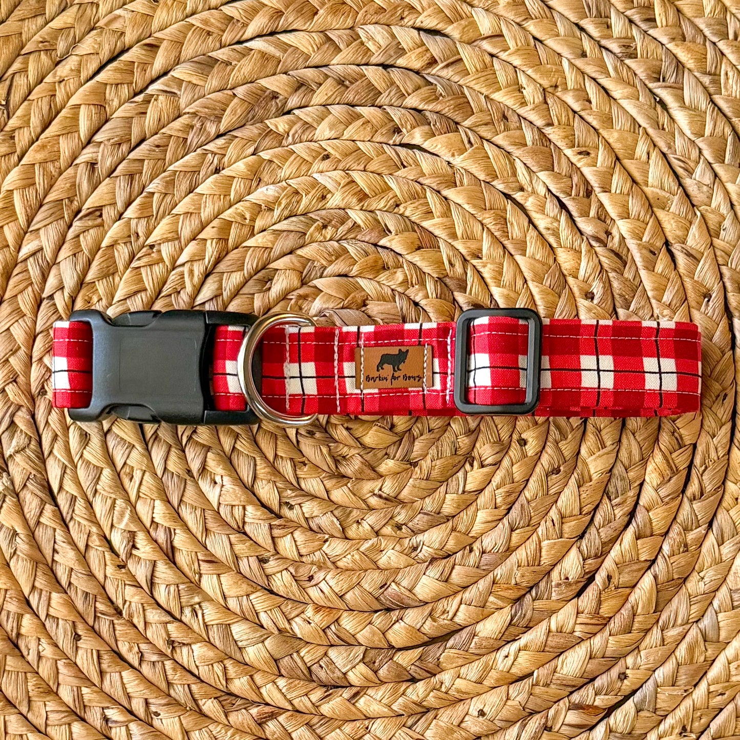 Red Plaid Collar