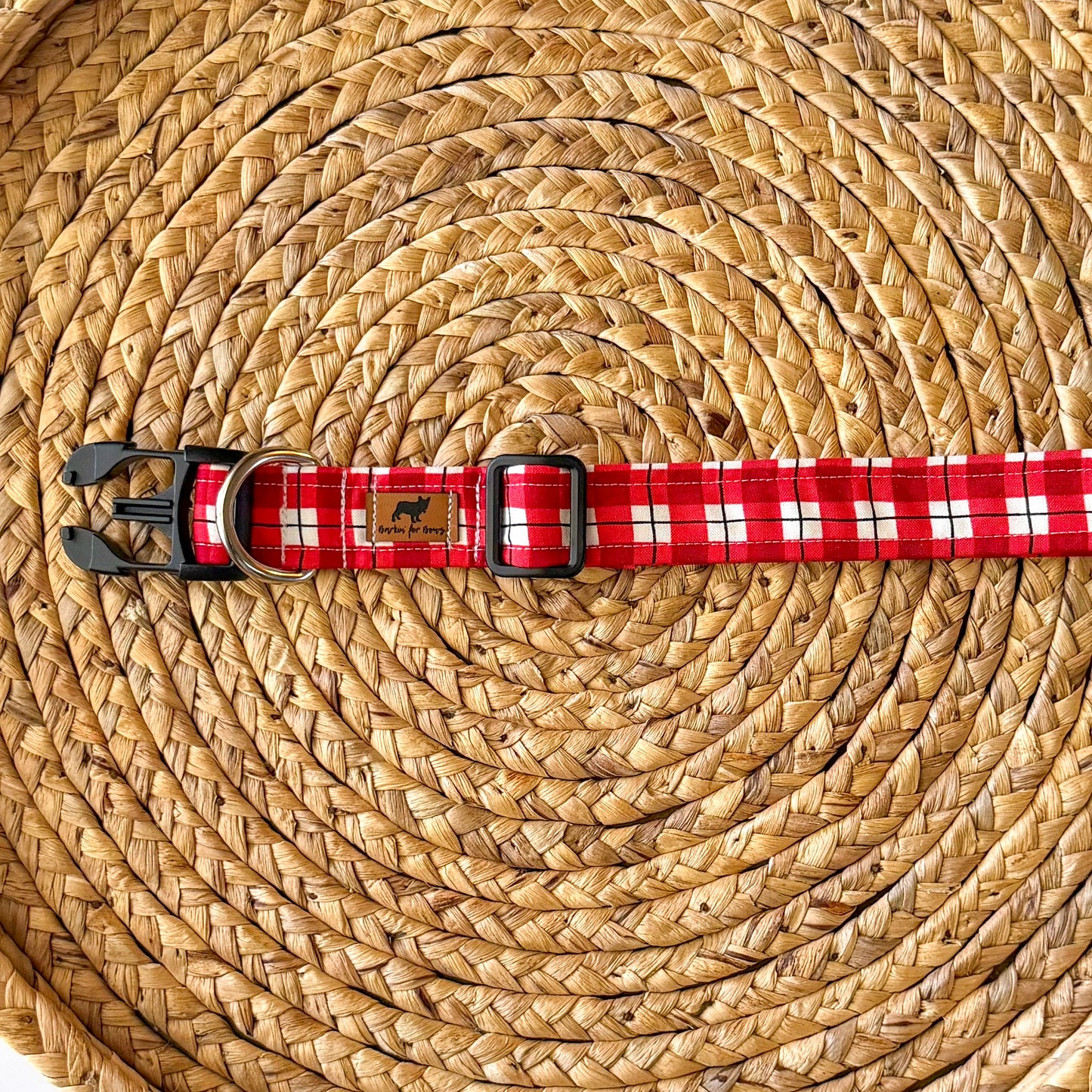 Red Plaid Collar