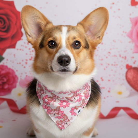 Corgi Love Bandana