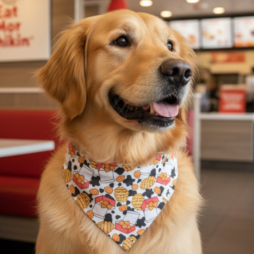 Nuggets and Waffle Fries Bandana