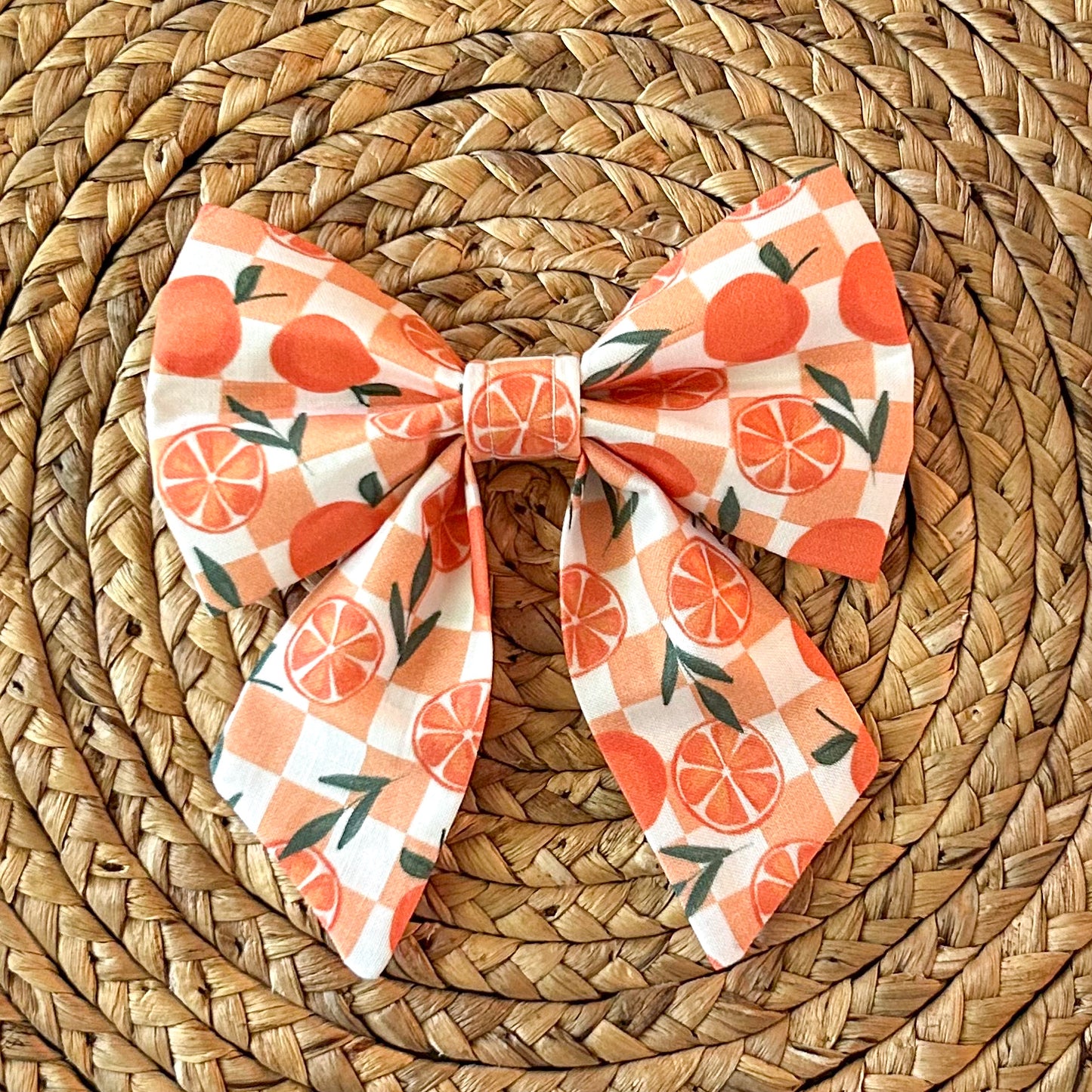 Oranges Sailor Bow