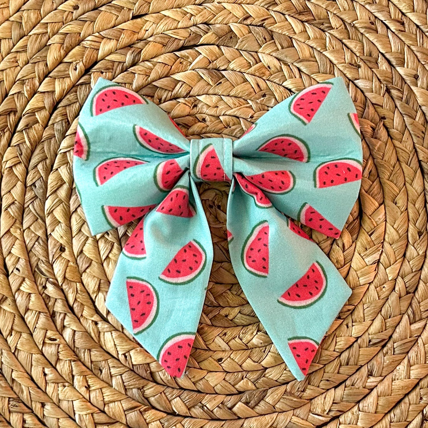 Watermelon Sailor Bow