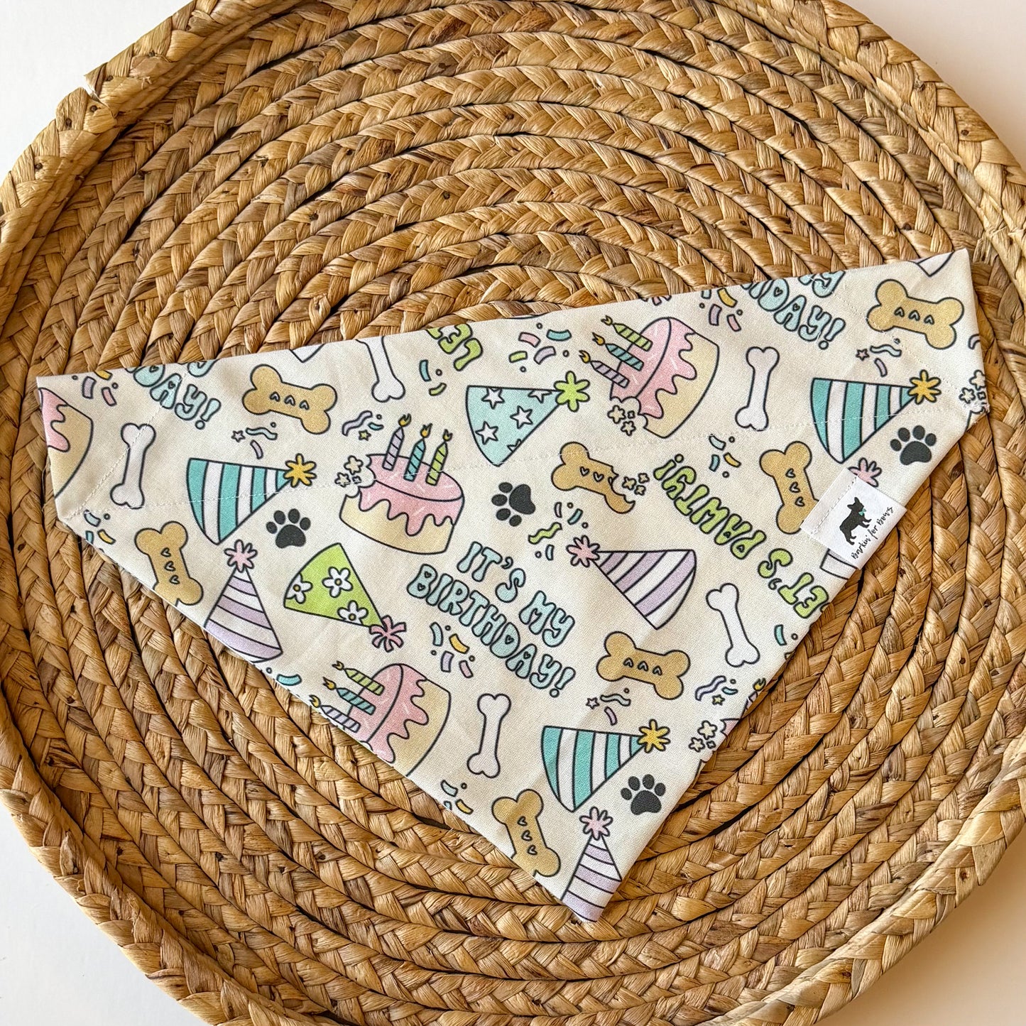Let’s Pawty Bandana